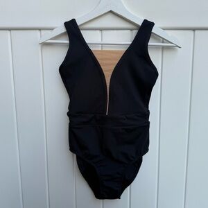 Tiger Friday Dancewear Oscar Leotard with Porcelain Mesh Size AXS Color Odile